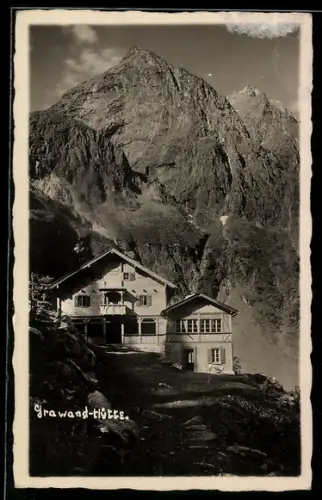 AK Grawand-Hütte /Zillertal, Berghütte von Franz Dengg