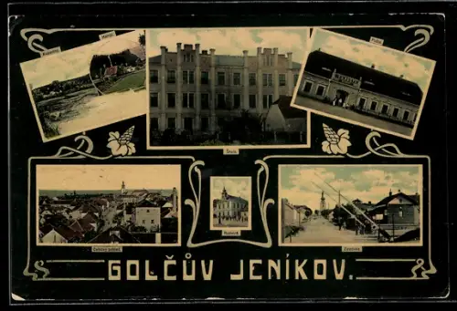 AK Jenikov, Zastávka, Radnice, Celkový pohled, Hampl
