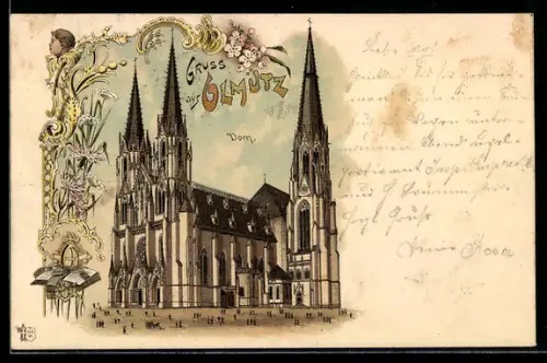 Lithographie Olmütz, Der Dom