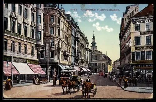 AK Vieden, Hlavni Trida V. IV. Okresu, Strassenbahn