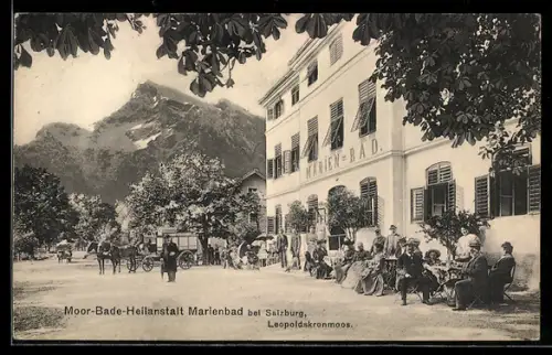 AK Salzburg, Leopoldskronmoos, Moor-Bade-Heilanstalt Marienbad