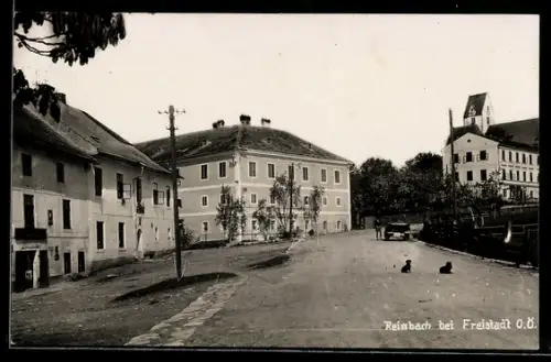 AK Rainbach bei Freistadt, Strassenpartie