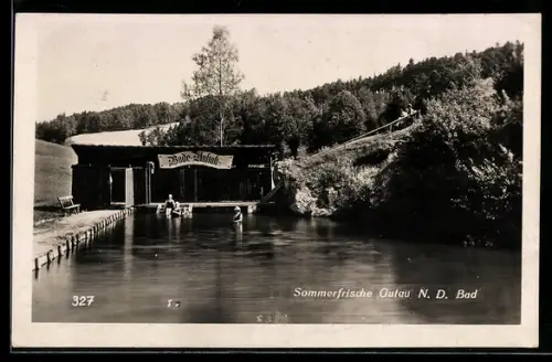 AK Gutau /N.-D., Bade-Anstalt