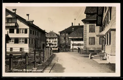 AK Hittisau /Bregenzerwald, Strassenpartie