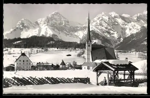 AK Alm, Kirche mit Steinernem Meer