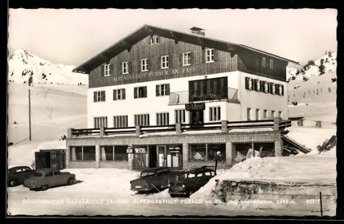 AK Obertauern, Radstädter Tauernpass, Alpengasthof Perner am Pass