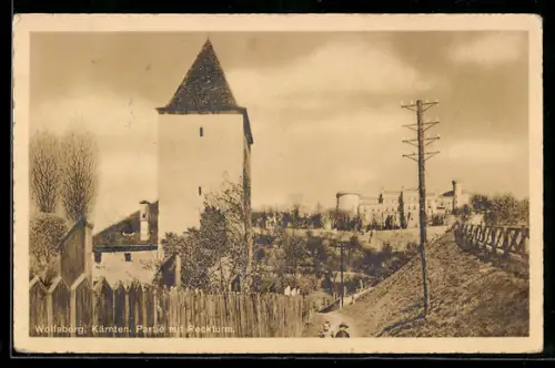 AK Wolfsberg i. Kärnten, Partie mit Reckturm