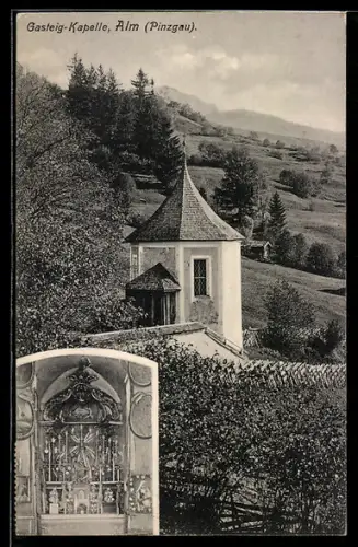 AK Alm /Pinzgau, Gasteig-Kapelle auf der Alm
