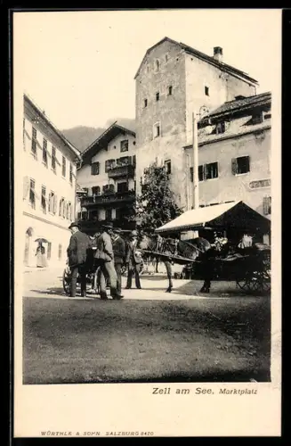AK Zell am See, Marktplatz