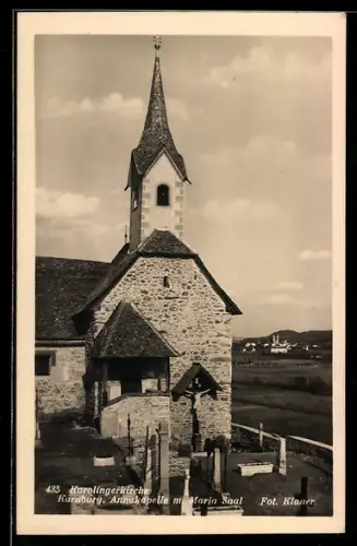 AK Maria Saal, Karnburg, Karolingerkirche, Annakapelle mit Maria Saal