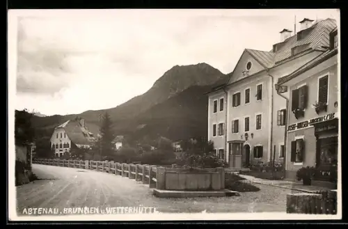 AK Abtenau, Strassenpartie im Ort