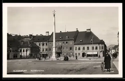 AK Klagenfurt, Passanten am Kardinalsplatz
