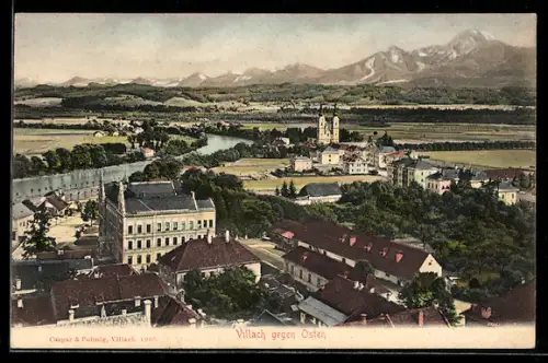 AK Villach, Ansicht gegen Osten