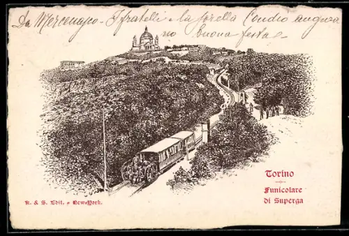 AK Torino, Funicolare di Superga, Bergbahn