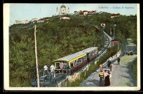 AK Torino, Collina di Superga, Bergbahn