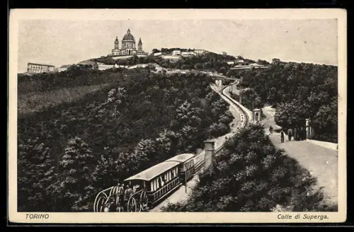 AK Torino, Colle di Superga, Bergbahn