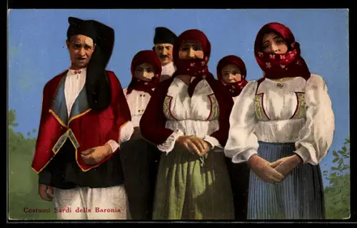 AK Baronia, Costumi sardi tradizionali di gruppo