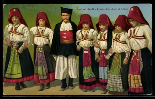 AK Ollolai, Costumi Sardi: il ballo delle donne di Ollolai