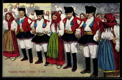 AK Oliena, Costumi Sardi, Il ballo