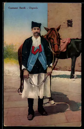 AK Orgosolo, Costumi Sardi e cavallo