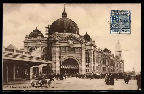 AK Melbourne, Flinders Street Station, Bahnhof