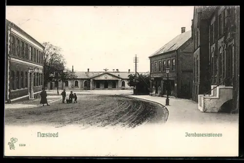 AK Naestved, Jernbanestationen, Bahnhof