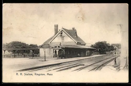 AK Kingston, MA, Railroad Station, Bahnhof