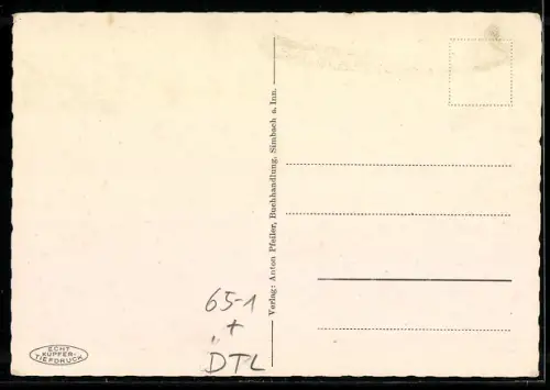 AK Simbach, Bahnhof und Postamt
