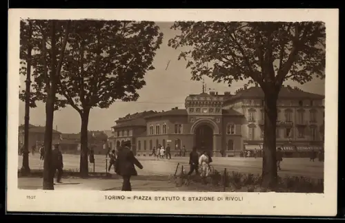 AK Torino, Piazza Statuto e Stazione di Rivoli