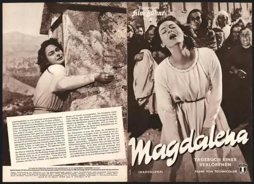 Filmprogramm IFB Nr. 2440, Magdalena, Marta Torén, Gino Cervi, Charles Vanel, Regie: Augusto Genina