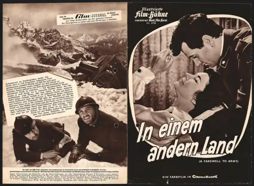 Filmprogramm IFB Nr. 4196, In einem andern Land, Rock Hudson, Jennifer Jones, Regie: Charles Vidor