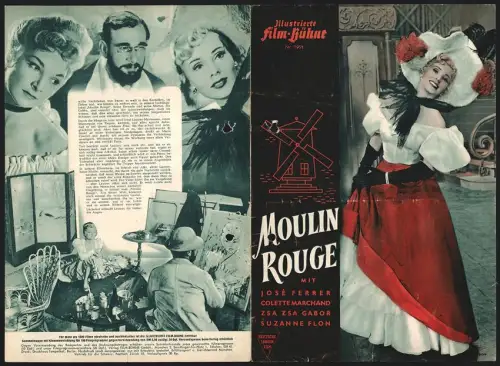 Filmprogramm IFB Nr. 1951, Moulin Rouge, José Ferrer, Colette Marchand, Zsa Zsa Gabor, Regie: John Huston