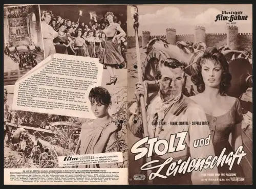 Filmprogramm IFB Nr. 4053, Stolz und Leidenschaft, Cary Grant, Sophia Loren, Frank Sinatra, Regie: Stanley Kramer