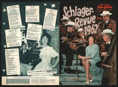 Filmprogramm IFB Nr. 5979, Schlager-Revue 1962, Erika Remberg, Gustav Rojo, Hugo Lindinger, Regie: Thomas Engel