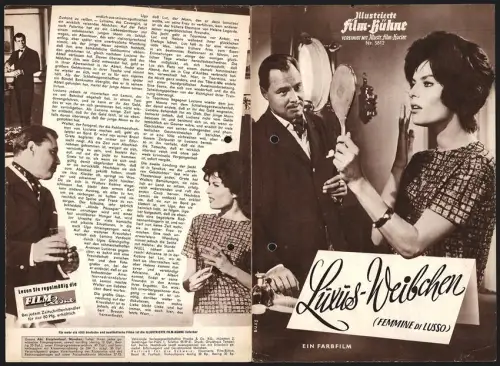 Filmprogramm IFB Nr. 5812, Luxus-Weibchen, Ivan Desny, Caprice Chantal, Belinda Lee, Regie: Giorgio Bianchi