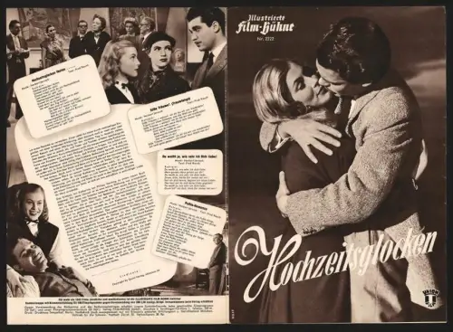 Filmprogramm IFB Nr. 2222, Hochzeitsglocken, Renate Mannhardt, Marianne Hold, Jan Hendriks, Regie: Georg Wildhagen