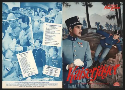 Filmprogramm IFB Nr. 3565, Kaiserjäger, Judith Holzmeister, Erika Remberg, Rudolf Forster, Regie: Willi Forst
