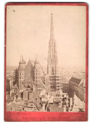 Fotografie W. Burger, Ort unbekannt, Ansicht Wien, Ansicht der Stephanskirche