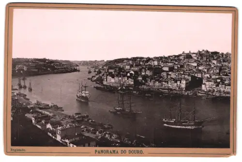 Fotografie unbekannter Fotograf, Ansicht Porto, Panorama do Douro