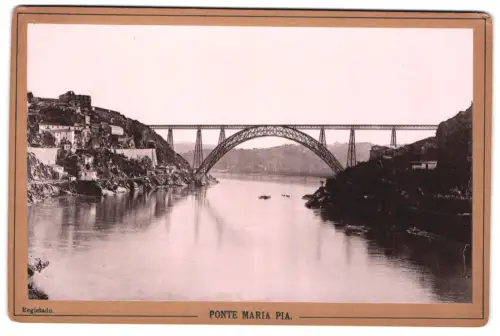 Fotografie unbekannter Fotograf, Ansicht Porto, Ponte Maria Pia