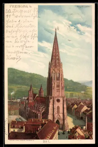 Künstler-AK Freiburg, Münster