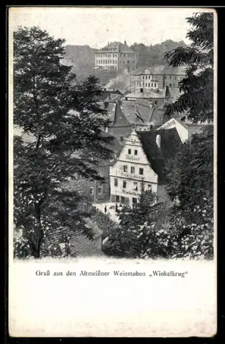 AK Alt-Meissen, Gasthaus Winkelkrug