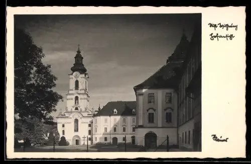 AK Wilhering a. /D., Stift, Hofansicht
