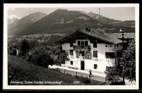 AK Schönberg /Stubai, Gasthof Schönnachhof