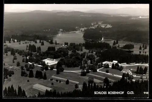 AK Sandl /O.Ö., Schloss Rosenhof mit Park und Umgebung