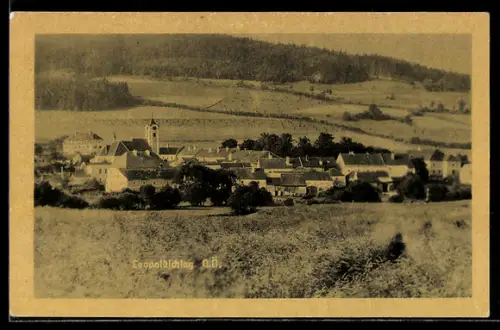 AK Leopoldschlag /O.Ö., Ortsansicht mit Kirche