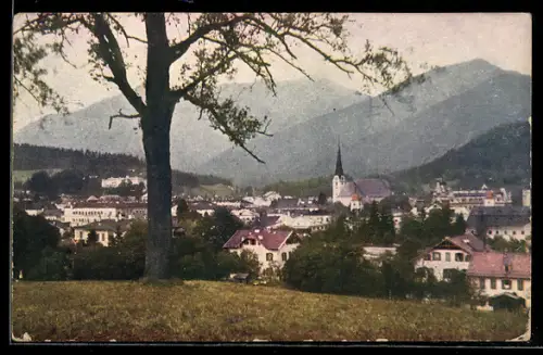 AK Ischl, Ortsansicht von Osten