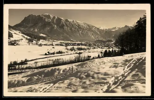 AK Goisern, Ortspartie im Winter