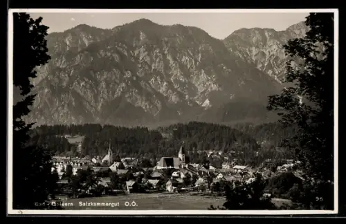 AK Bad-Goisern, Salzkammergut, Teilansicht mit Kirche