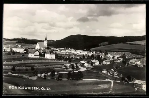 AK Königswiesen /O.-Ö., Teilansicht mit Kirche